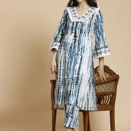 Anouk Women Embroidered Regular Kurta with Trousers-picture-20