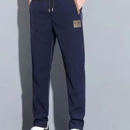 KPOP Men Urban Slim Slim Fit Trousers-image-46