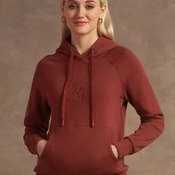 U.S. Polo Assn. Women Hooded Sweatshirt-56
