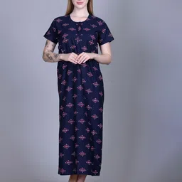 FIRST SLEEP Printed Maxi Nightdress-picture-41