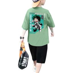ACTLIVE Boys Printed T-shirt with Shorts-image-98