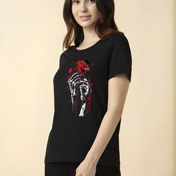 SZN Women Printed T-shirt-picture-7