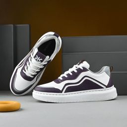 Killer Men Colourblocked Lace-Ups Round Toe Sneakers-image-42