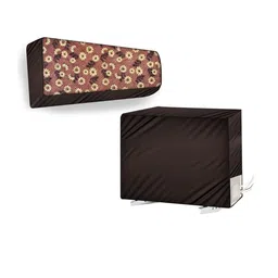 The Furnishing Tree Coffee Brown Printed Air Conditioner Cover-image-92