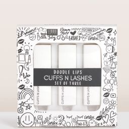 CUFFS N LASHES Set of 3 Doodle Lips Creamy Matte Bullet Lipsticks - 2g Each image 2