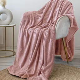 BREVARD Camel Brown Woollen 300 GSM Single Bed Blanket-picture-13