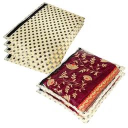 Kuber Industries Cream-Coloured Set of 6 Regular Multi-Utility Organisers-13