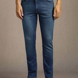 Louis Philippe Jeans Men Slim Fit Mid-Rise Light Fade Jeans-picture-41