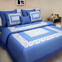 E Elma Unisex Blue Bedsheets-image-42