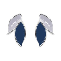 Krelin Silver Plated Leaf Shaped Studs image 4