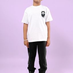 WEARDUDS Kids Nordic Wolf Printed T-shirt With Trousers-image-58