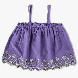 GAP Girls Cut-Work Pattern Pure Cotton Top-picture-19