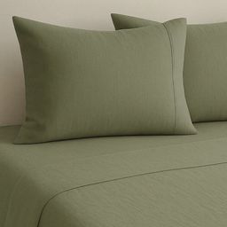 haus & kinder Unisex Solid 300 TC Breathable Cotton King Bedsheet With 2 Pillow Covers-image-71