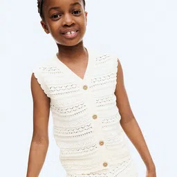 H&M Girls 2-Piece Pattern-Knit Cotton Set-image-19