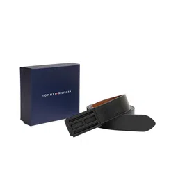Tommy Hilfiger Men Textured Leather Reversible Formal Belt-image-56