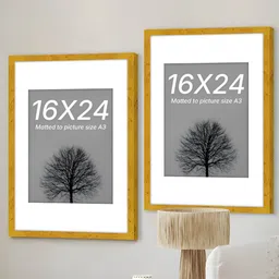 Art Street Gold-Toned 2 to 4 Pieces Wood Wall Photo Frames-image-34