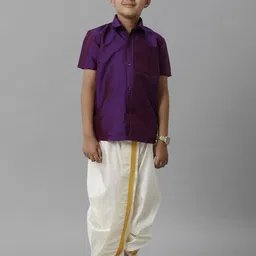 Ramraj Boys Shirt with Dhoti Pants-image-74