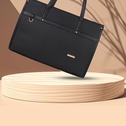 LADY QUINTON PU Oversized Structured Handheld Bag with Bow Detail-image-68