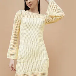 Ginger by Lifestyle Bell Sleeve Sheath Dress-picture-42