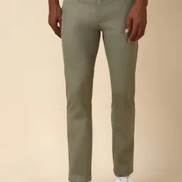 Allen Solly Men Striped Slim Fit Trousers-image-99