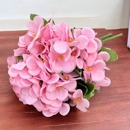 Art Street Pink & Green 2 Pieces Hydrangea Artificial Flowers-49