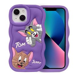 CASE CREATION Cartoon Characters Tom And Jerry Printed 3D iPhone 11 Pro Max Bumper Case-13