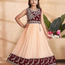 BAESD Floral Print Georgette Maxi Dress-picture-52