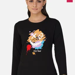 Metronaut Women 2 Printed Bio Finish Applique T-shirt-picture-45