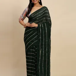 Suha Embellished Sequinned Saree-17