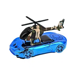 AUGEN Solar Car Helicopter Design Rotating Car Air Freshener-19