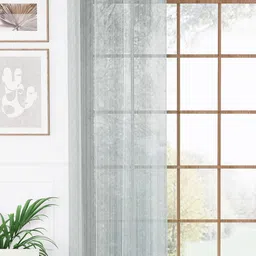 Story@home Grey Sheer Long Door Curtain-47