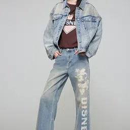 H&M Motif-Detail Twill Trousers-image-75