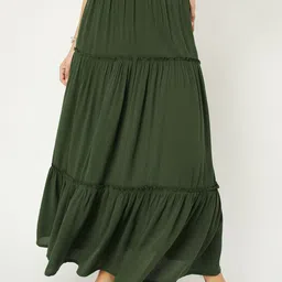 max Textured Tiered Maxi Skirt-image-32