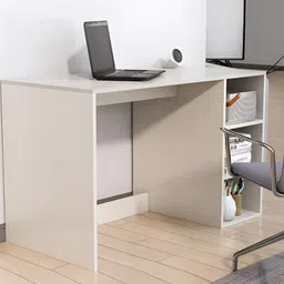 HEXA RED White Engineered Wood Study Table For Work From Home Students & Computer Table image 5