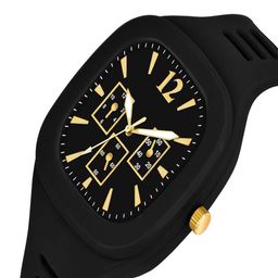 Hala Men Pack of 2 Solid Square Tang Regular Analogue Watches-MILLER-01 image 5