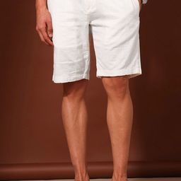 U.S. Polo Assn. Men Self Design Slim Fit Mid-Rise Cotton Shorts-image-70