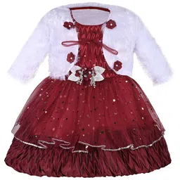 Wish Karo Girls Embellished Fit & Flare Frock Dress-picture-12
