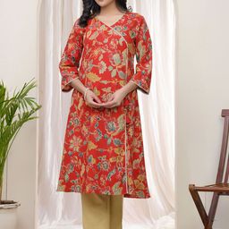 VAASVA JAIPUR Women Floral Printed Kurta with Palazzo-image-79