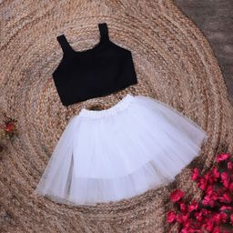 Anneca Girls Top with Skirt-14