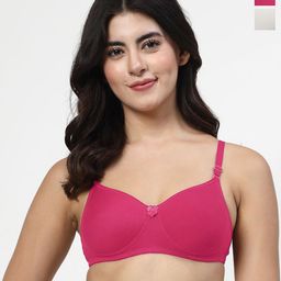 LILYPack Of 2 Full Coverage Heavily Padded T-shirt Bra dapyeh-17