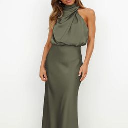 StyleCast Mock Neck Blouson Maxi Dress-picture-36