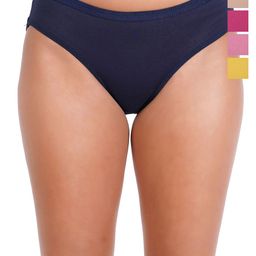 Liigne Pack Of 6 Mid-Rise Basic Briefs VCPC2355-XS-image-39