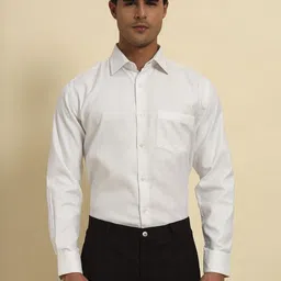 Cantabil Comfort Long Sleeves Cotton Formal Shirt-picture-9