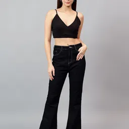 Stylecast X Kotty Women Solid Super crop Top-image-97