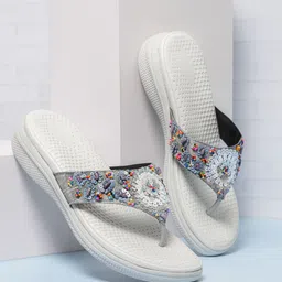 Indifeet Women Embellished Ethnic Comfort Sandals-31