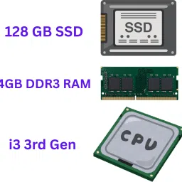 PCDaddy Core i3 (3rd Gen) (4 GB / 128 GB / Windows 10) Assembled Desktop Computer image 2