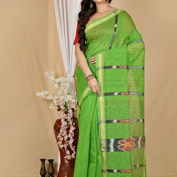 PuJoy Striped Handloom Saree-picture-12