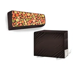 The Furnishing Tree Coffee Brown Printed Air Conditioner Cover-image-39