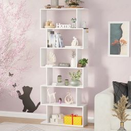 Engineered Wood Open Book Shelf-image-62