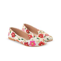 Shoetopia Girls Embellished Ethnic Ballerinas Flats-picture-10